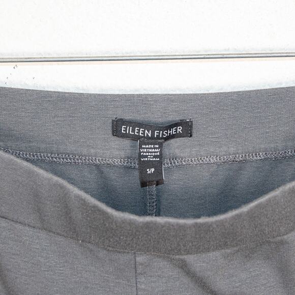 Eileen Fisher Women's Organic Cotton Blend Ponte Wide-Leg Pant Gray Small - Picture 3 of 11